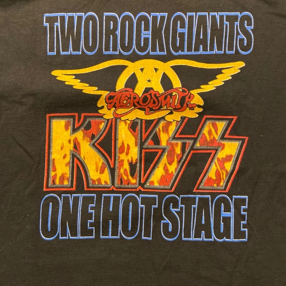 Kiss X Aerosmith Concert Tee - Picture 2 of 5